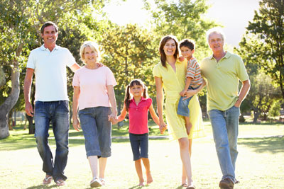 family smiling after visiting Chatsworth Dental Group
