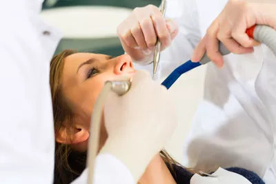 patient getting her wisdom teeth removed at Chatsworth Dental Group